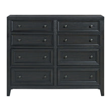 Load image into Gallery viewer, 8 Drawer Dresser With Framed Fronts And Smooth Metal Glides
