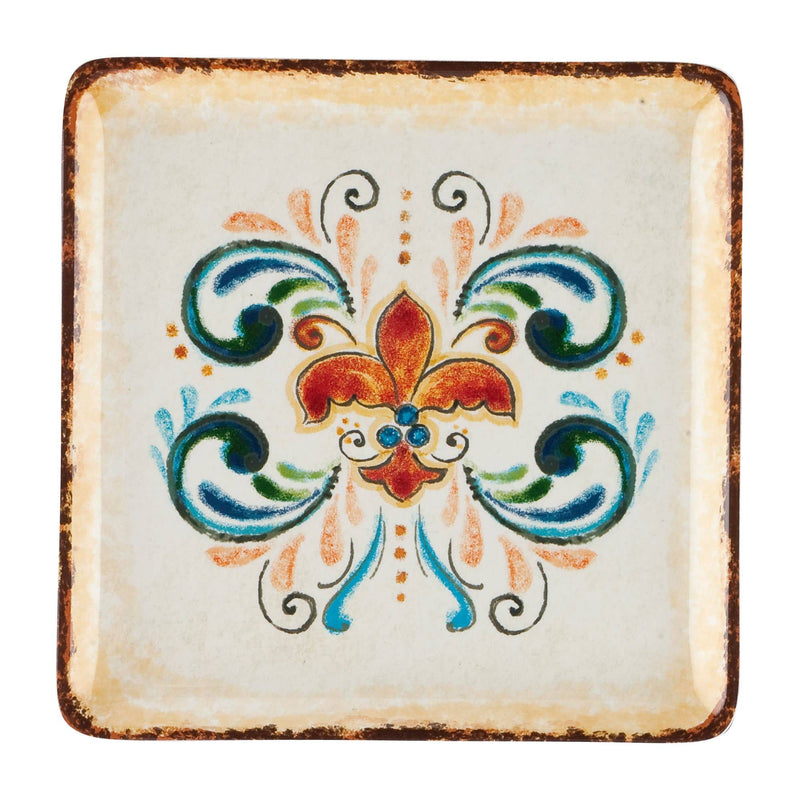 Supreme Housewares - Tuscany Melamine 5 3/4" Plate - Set/4