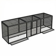 Load image into Gallery viewer, Thickened Chicken Coop For Outdoor - Black / Silver
