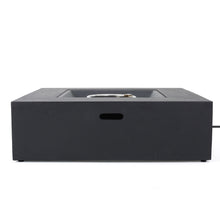 Load image into Gallery viewer, Modern 50, 000 Btu Square Fire Table With Propane Tank
