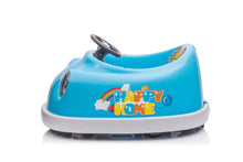 Load image into Gallery viewer, Bumper Car For Kids, 12V Dual Drive 1-6 Years Old Children's Electric Car With Pushrod Dinner Plate USB Bt Music Rocking Horse Mode Anti-Collision Bumper Ride On Car
