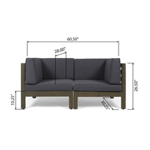 Load image into Gallery viewer, Oana - 2 Piece Loveseat Set With Water Resistant Cushions
