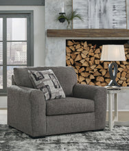 Load image into Gallery viewer, Gardiner - 2 Pc. - Chair And A Half, Ottoman - Pewter
