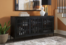 Load image into Gallery viewer, Vallisburg - Accent Cabinet - Black / Natural
