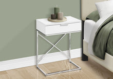 Load image into Gallery viewer, Accent Side Table, Storage Drawer, Spacious Tabletop, Contemporary &amp; Modern
