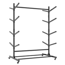 Load image into Gallery viewer, Freestanding Kayak Storage Rack With Lockable Wheels For Kayak, Canoe, Sup &amp; Surfboard
