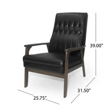 Load image into Gallery viewer, Mid Century Modern Upholstered Accent Chair
