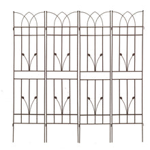 Load image into Gallery viewer, Metal Garden Trellis Rustproof For Climbing Plants Outdoor Flower Support
