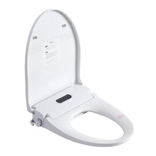 Load image into Gallery viewer, Smart Bidet Toilet Seat &amp; Side Knob Adjustable Heated Seat With Water Temperature And Pressure Adjustment Portable Bidet - White
