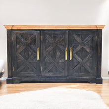 Load image into Gallery viewer, Regal - Rustic Sideboard - Black
