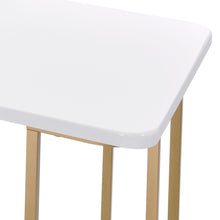 Load image into Gallery viewer, Estie - Writing Desk - White / Gold
