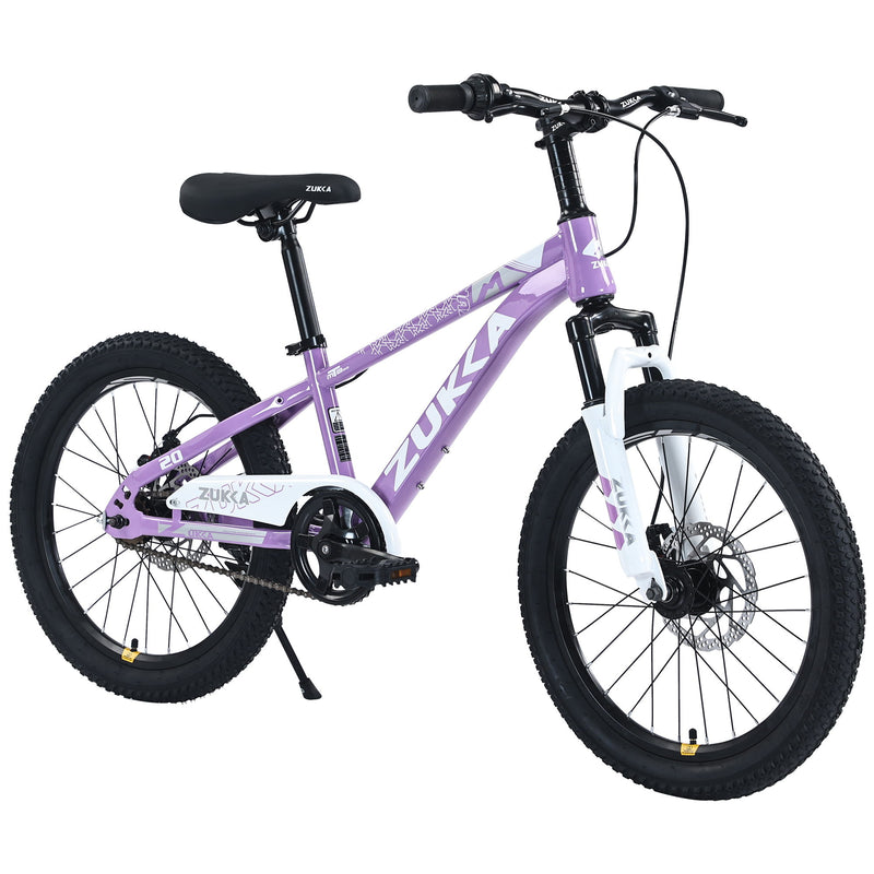 Zukka - 20" Mountain Bike With Adjustable Saddle And Suspension Fork