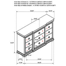 Load image into Gallery viewer, Leonide - 9 Drawer Dresser - Cherry
