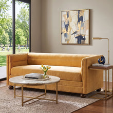 Load image into Gallery viewer, 3 Seater Sofa Upholstery With Square Arms, Living Room Couch
