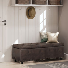 Load image into Gallery viewer, Hamilton - Upholstered Storage Ottoman
