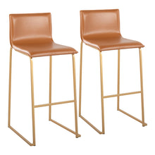 Load image into Gallery viewer, Mara - Contemporary Upholstered Barstool (Set of 2)
