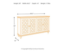 Load image into Gallery viewer, Mirimyn - Accent Cabinet - Vintage Finish - Antique Teal
