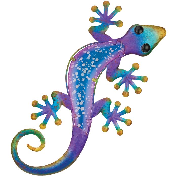 Watercolor Gecko Wall Decor 24"