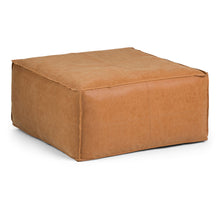 Load image into Gallery viewer, Brody - Large Square, Coffee Table Pouf
