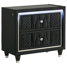 Load image into Gallery viewer, Mika - 2 Drawer LED Nightstand With USB
