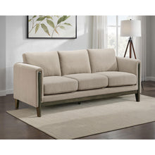 Load image into Gallery viewer, Fisher - Upholstered Panel Arm Sofa - Taupe
