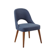 Load image into Gallery viewer, Dining Side Chair Upholstered Textured (Set of 2) - Navy
