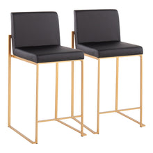 Load image into Gallery viewer, Fuji - Contemporary High Back Stylish Counter Stool
