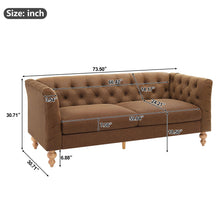Load image into Gallery viewer, Chesterfield Sofa With Flared Arms For Living Room
