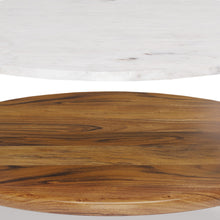 Load image into Gallery viewer, Wagner - Round Marble &amp; Wood Table

