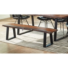 Load image into Gallery viewer, Wobegon - Rectangular Dining Bench - Gray
