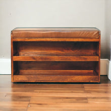 Load image into Gallery viewer, Buffalo - Hide Pull Out Shoe Storage Bench
