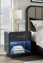 Load image into Gallery viewer, Rowanbeck - One Drawer Night Stand - Black

