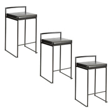 Load image into Gallery viewer, Fuji - Contemporary Style Stackable Counter Stool
