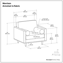 Load image into Gallery viewer, Morrison - Wide Arm Chair
