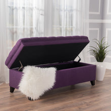 Load image into Gallery viewer, Juliana - Storage Ottoman With Birch Legs
