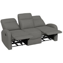 Load image into Gallery viewer, Manual Reclining Sofa With Dual Independent Recliners
