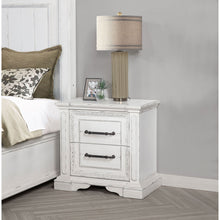 Load image into Gallery viewer, 2 Drawer Nightstand With Dual USB Charging Ports - Vintage
