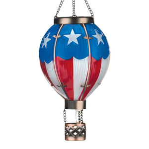 Hot Air Balloon Solar Lantern SM - Americana