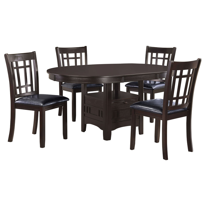 Hester - 5 Piece Dining Set - Espresso