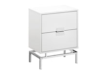 Load image into Gallery viewer, Accent Side Table, Storage Drawer, Modern Design

