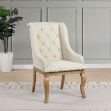 Load image into Gallery viewer, Fremont - Upholstered Dining With Button Tufted (Set of 2) - Brown

