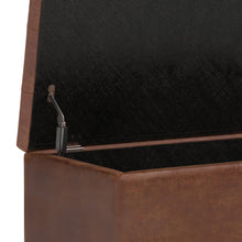 Load image into Gallery viewer, Cosmopolitan - Upholstered Storage Ottoman
