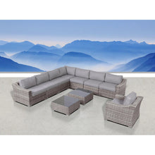Load image into Gallery viewer, Outdoor Wicker Conversation Set With Cushions, All Weather
