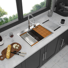 Load image into Gallery viewer, Drop In Kitchen Sink Stainless Steel 16 Gauge
