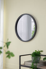 Load image into Gallery viewer, Circle Wall Mirror With Wooden Frame, Wall Mirror For Living Room
