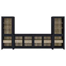 Load image into Gallery viewer, Kennison - 3 Piece Entertainment Center - Black
