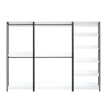 Load image into Gallery viewer, Fiona - Freestanding 3 Tower System Walk-In Closet With 7 Shelf - White
