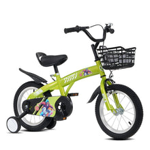 Load image into Gallery viewer, Fkznpj - 16" Sporty Kids Bike With Training Wheels And Stand Adjustable Saddle Suitable For Boys And Girls Aged 4 - 8 Years Tall Height 41 - 46" Available In A Variety Of Colors
