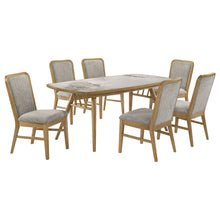 Load image into Gallery viewer, Teleli - 7 Piece Dining Set - Natural / Gray
