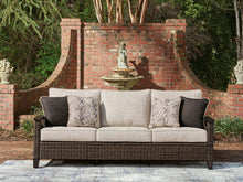 Load image into Gallery viewer, Monterey Point - Sofa With Cushion - Dark Brown
